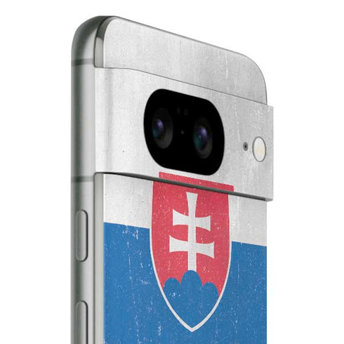 Slovakia Flag Distressed Google Pixel 8 Skin